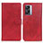 Funda de Cuero Cartera con Soporte Carcasa A04D para Oppo K10 5G India Rojo