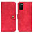 Funda de Cuero Cartera con Soporte Carcasa A04D para Samsung Galaxy F02S SM-E025F Rojo