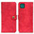 Funda de Cuero Cartera con Soporte Carcasa A04D para Samsung Galaxy F42 5G Rojo