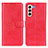 Funda de Cuero Cartera con Soporte Carcasa A04D para Samsung Galaxy S21 FE 5G Rojo