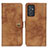 Funda de Cuero Cartera con Soporte Carcasa A04D para Samsung Galaxy S23 FE 5G Marron