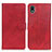 Funda de Cuero Cartera con Soporte Carcasa A04D para Sony Xperia Ace III Rojo