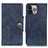 Funda de Cuero Cartera con Soporte Carcasa A05 para Apple iPhone 16 Pro Max Azul