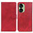 Funda de Cuero Cartera con Soporte Carcasa A05D para Asus ZenFone 10 Rojo