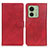 Funda de Cuero Cartera con Soporte Carcasa A05D para Motorola Moto Edge (2023) 5G Rojo