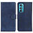 Funda de Cuero Cartera con Soporte Carcasa A05D para Motorola Moto Edge 30 5G Azul