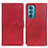 Funda de Cuero Cartera con Soporte Carcasa A05D para Motorola Moto Edge 30 5G Rojo