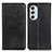 Funda de Cuero Cartera con Soporte Carcasa A05D para Motorola Moto Edge 30 Pro 5G Negro