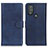 Funda de Cuero Cartera con Soporte Carcasa A05D para Motorola Moto G Play Gen 2 Azul