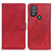 Funda de Cuero Cartera con Soporte Carcasa A05D para Motorola Moto G Play Gen 2 Rojo