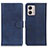 Funda de Cuero Cartera con Soporte Carcasa A05D para Motorola Moto G53 5G Azul