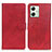 Funda de Cuero Cartera con Soporte Carcasa A05D para Motorola Moto G54 5G Rojo