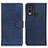 Funda de Cuero Cartera con Soporte Carcasa A05D para Nokia C22 Azul