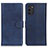 Funda de Cuero Cartera con Soporte Carcasa A05D para Nokia G100 Azul