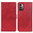 Funda de Cuero Cartera con Soporte Carcasa A05D para Nokia G21 Rojo