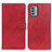 Funda de Cuero Cartera con Soporte Carcasa A05D para Nokia G22 Rojo