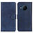 Funda de Cuero Cartera con Soporte Carcasa A05D para Nokia X100 5G Azul