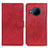 Funda de Cuero Cartera con Soporte Carcasa A05D para Nokia X100 5G Rojo