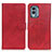 Funda de Cuero Cartera con Soporte Carcasa A05D para Nokia X30 5G Rojo