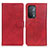 Funda de Cuero Cartera con Soporte Carcasa A05D para OnePlus Nord N200 5G Rojo