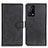 Funda de Cuero Cartera con Soporte Carcasa A05D para Oppo K9 5G Negro