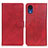 Funda de Cuero Cartera con Soporte Carcasa A05D para Samsung Galaxy A03 Core Rojo