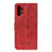 Funda de Cuero Cartera con Soporte Carcasa A05D para Samsung Galaxy A32 5G Rojo