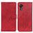 Funda de Cuero Cartera con Soporte Carcasa A05D para Samsung Galaxy XCover 5 SM-G525F Rojo