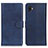 Funda de Cuero Cartera con Soporte Carcasa A05D para Samsung Galaxy XCover 6 Pro 5G Azul