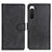 Funda de Cuero Cartera con Soporte Carcasa A05D para Sony Xperia 10 IV Negro