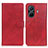 Funda de Cuero Cartera con Soporte Carcasa A05D para Vivo T1 5G Rojo