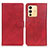 Funda de Cuero Cartera con Soporte Carcasa A05D para Vivo V23 5G Rojo