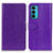 Funda de Cuero Cartera con Soporte Carcasa A06D para Motorola Moto Edge 20 5G Morado