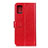 Funda de Cuero Cartera con Soporte Carcasa A06D para Motorola Moto Edge S 5G Rojo