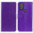 Funda de Cuero Cartera con Soporte Carcasa A06D para Motorola Moto G Play (2023) Morado