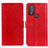 Funda de Cuero Cartera con Soporte Carcasa A06D para Motorola Moto G Power (2022) Rojo