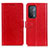 Funda de Cuero Cartera con Soporte Carcasa A06D para Oppo A93 5G Rojo