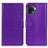 Funda de Cuero Cartera con Soporte Carcasa A06D para Oppo A94 4G Morado