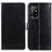 Funda de Cuero Cartera con Soporte Carcasa A06D para Oppo F19 Pro+ Plus 5G Negro