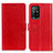 Funda de Cuero Cartera con Soporte Carcasa A06D para Oppo F19 Pro+ Plus 5G Rojo