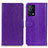 Funda de Cuero Cartera con Soporte Carcasa A06D para Oppo K9 5G Morado