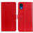 Funda de Cuero Cartera con Soporte Carcasa A06D para Samsung Galaxy A03 Core Rojo