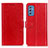 Funda de Cuero Cartera con Soporte Carcasa A06D para Samsung Galaxy M52 5G Rojo