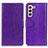 Funda de Cuero Cartera con Soporte Carcasa A06D para Samsung Galaxy S21 Plus 5G Morado