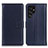 Funda de Cuero Cartera con Soporte Carcasa A06D para Samsung Galaxy S22 Ultra 5G Azul