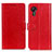 Funda de Cuero Cartera con Soporte Carcasa A06D para Samsung Galaxy XCover 5 SM-G525F Rojo