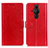 Funda de Cuero Cartera con Soporte Carcasa A06D para Sony Xperia PRO-I Rojo