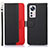 Funda de Cuero Cartera con Soporte Carcasa A06D para Xiaomi Mi 12S 5G Rojo y Negro