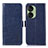 Funda de Cuero Cartera con Soporte Carcasa A07D para Asus ZenFone 10 Azul