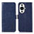 Funda de Cuero Cartera con Soporte Carcasa A07D para Huawei Nova 11 Azul